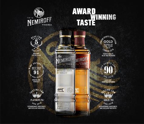 Nemiroff входить в ТОП-3 горілчаних брендів в каналі Duty Free & Travel Retail третій рік поспіль