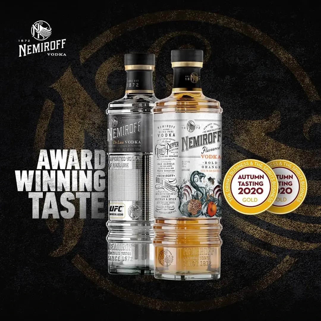 Nemiroff’s Taste Receives New Awards from the UK at the International Spirits Challenge 2020!