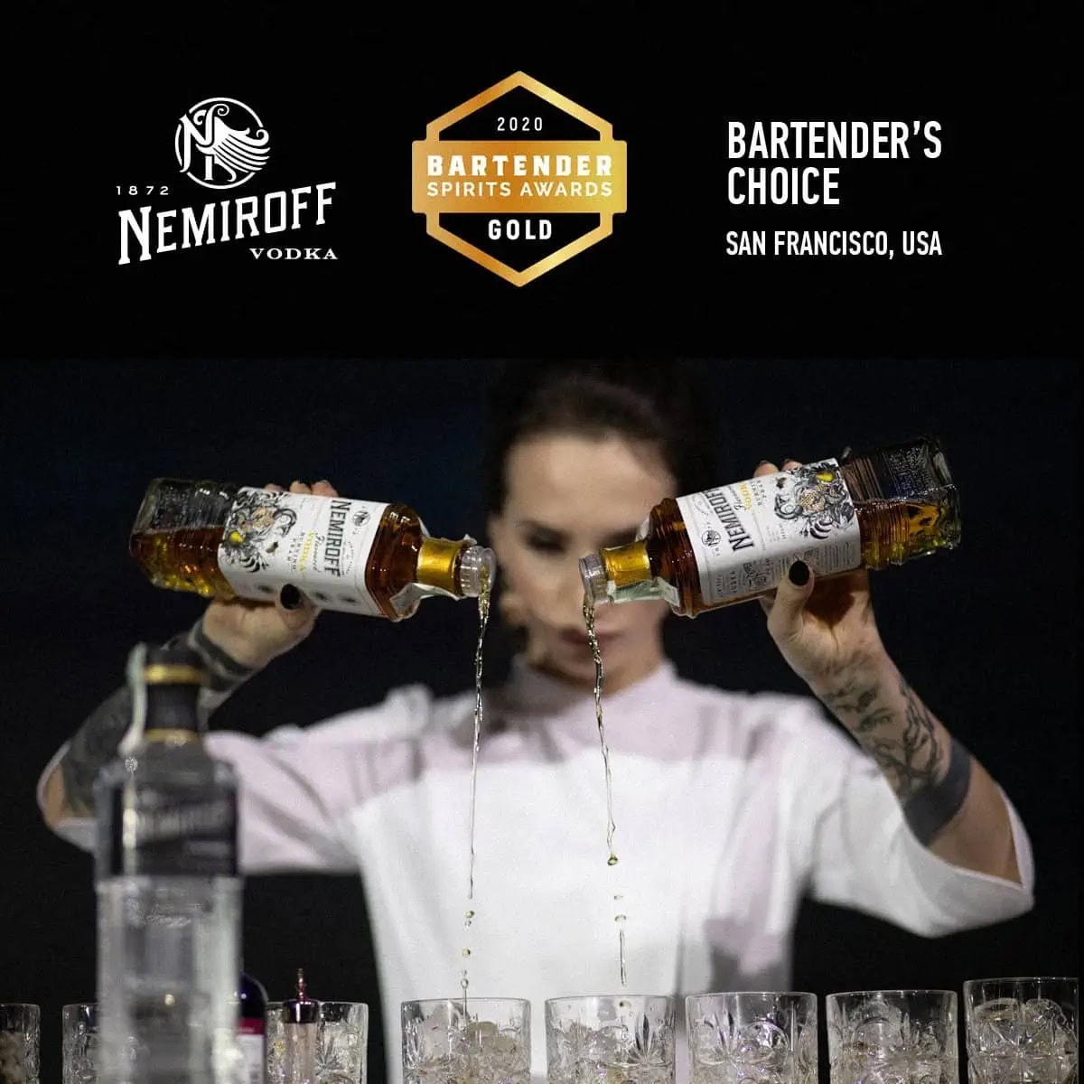Top U.S. Bartenders Choose Nemiroff Vodka