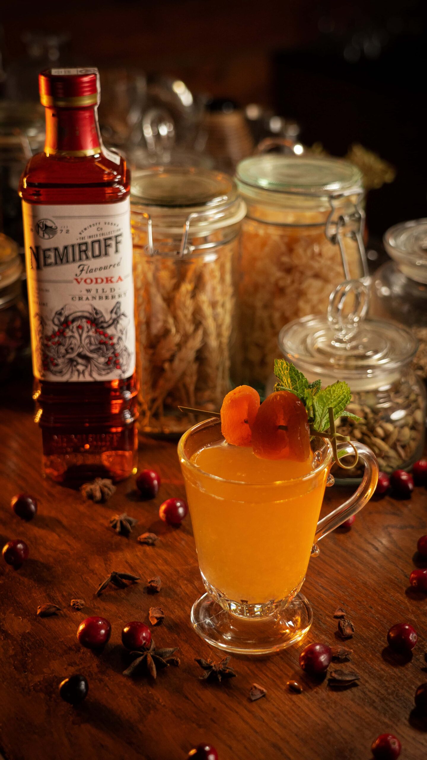 nemiroff cranberry & apricot grog