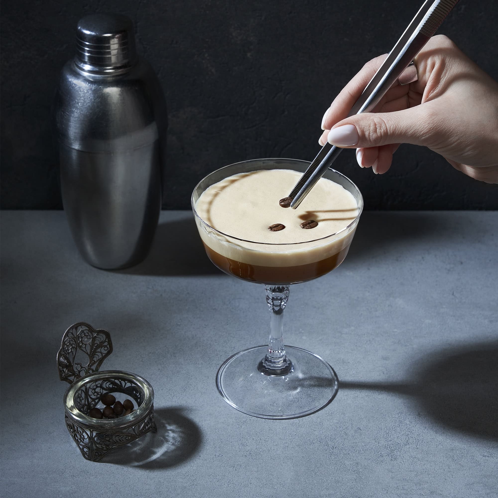 de luxe espresso preparation