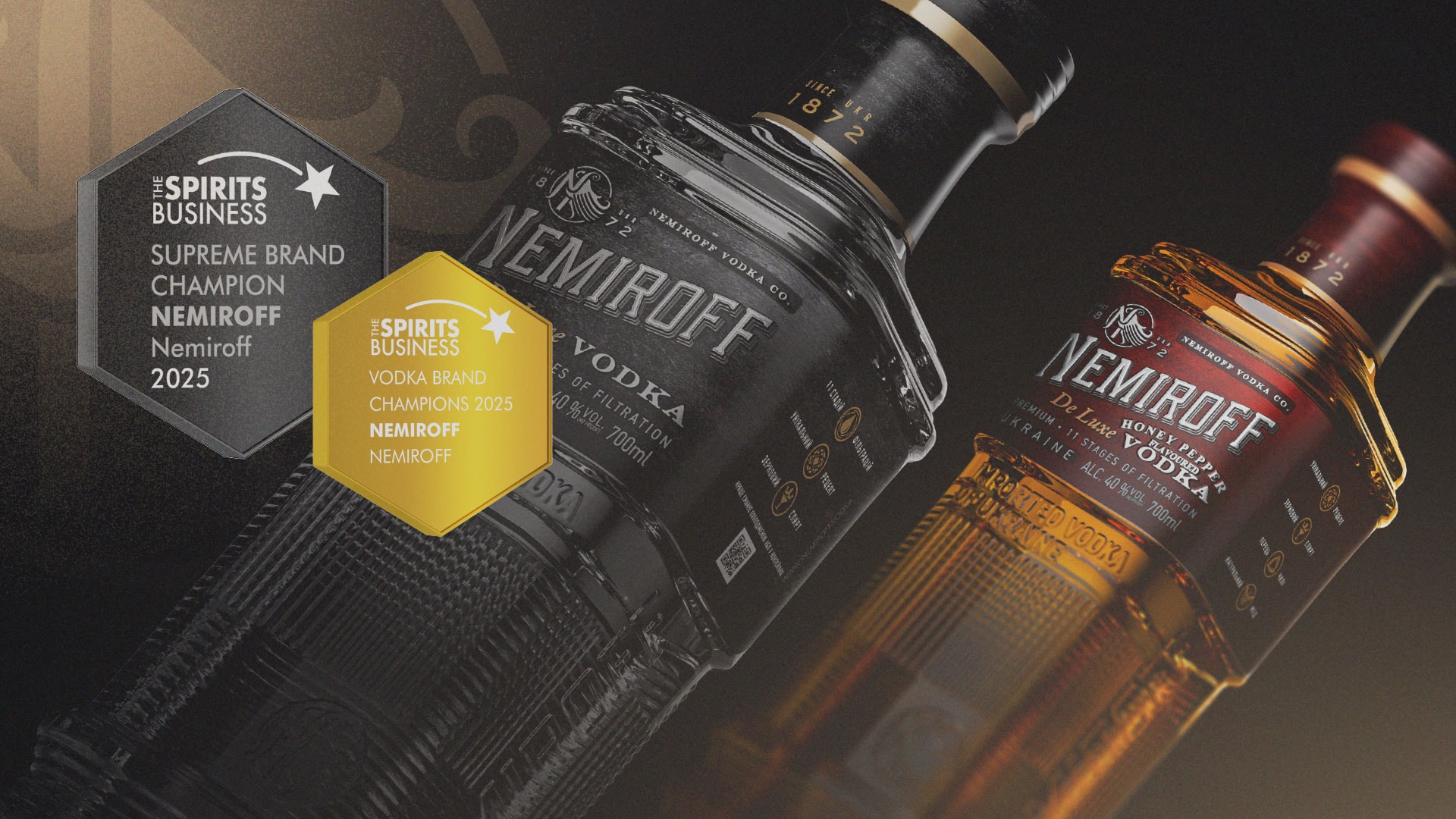 Nemiroff Recognized as Supreme Brand Champion 2025 by The Spirits Business