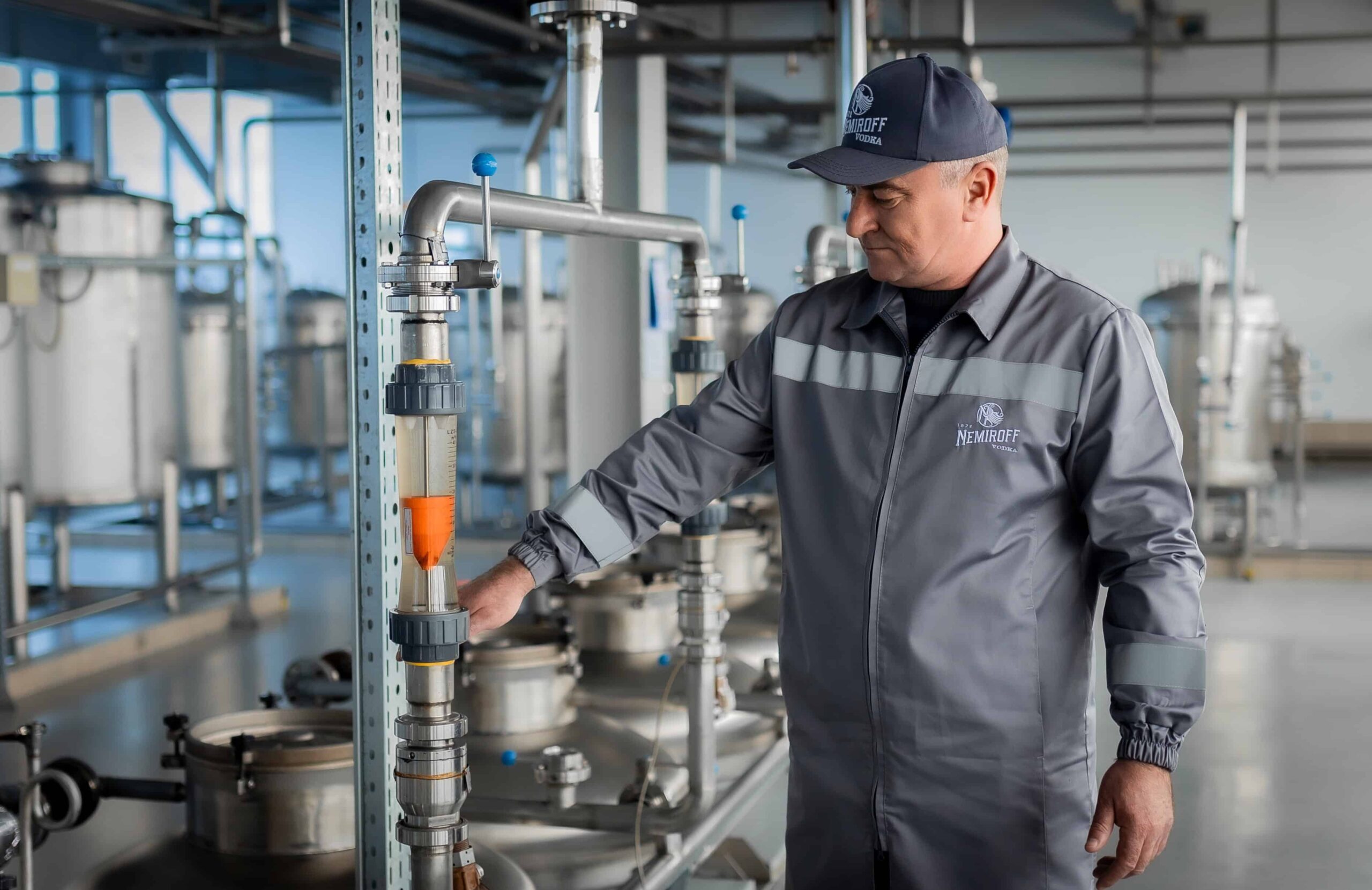 How does Nemiroff produce its unique vodka varieties?