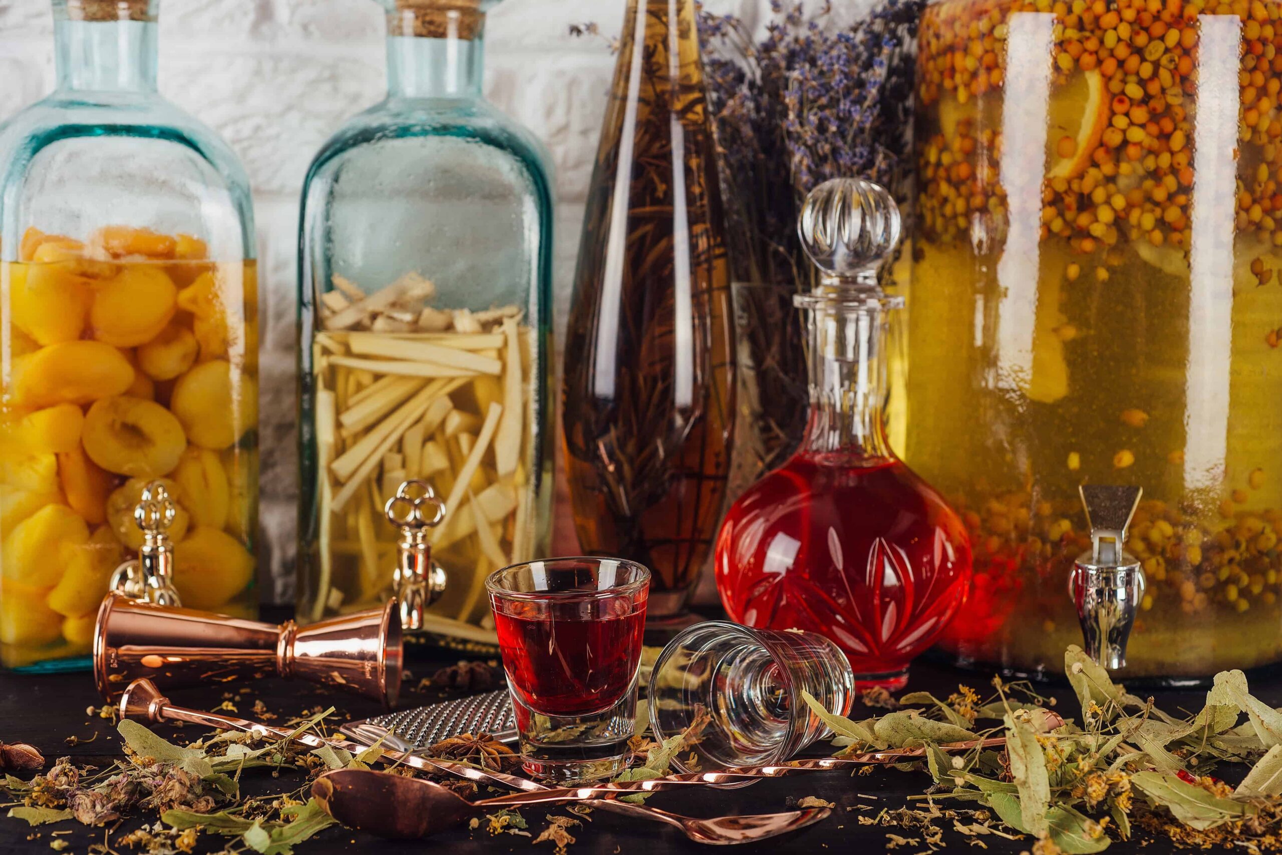 The process of making homemade tincture