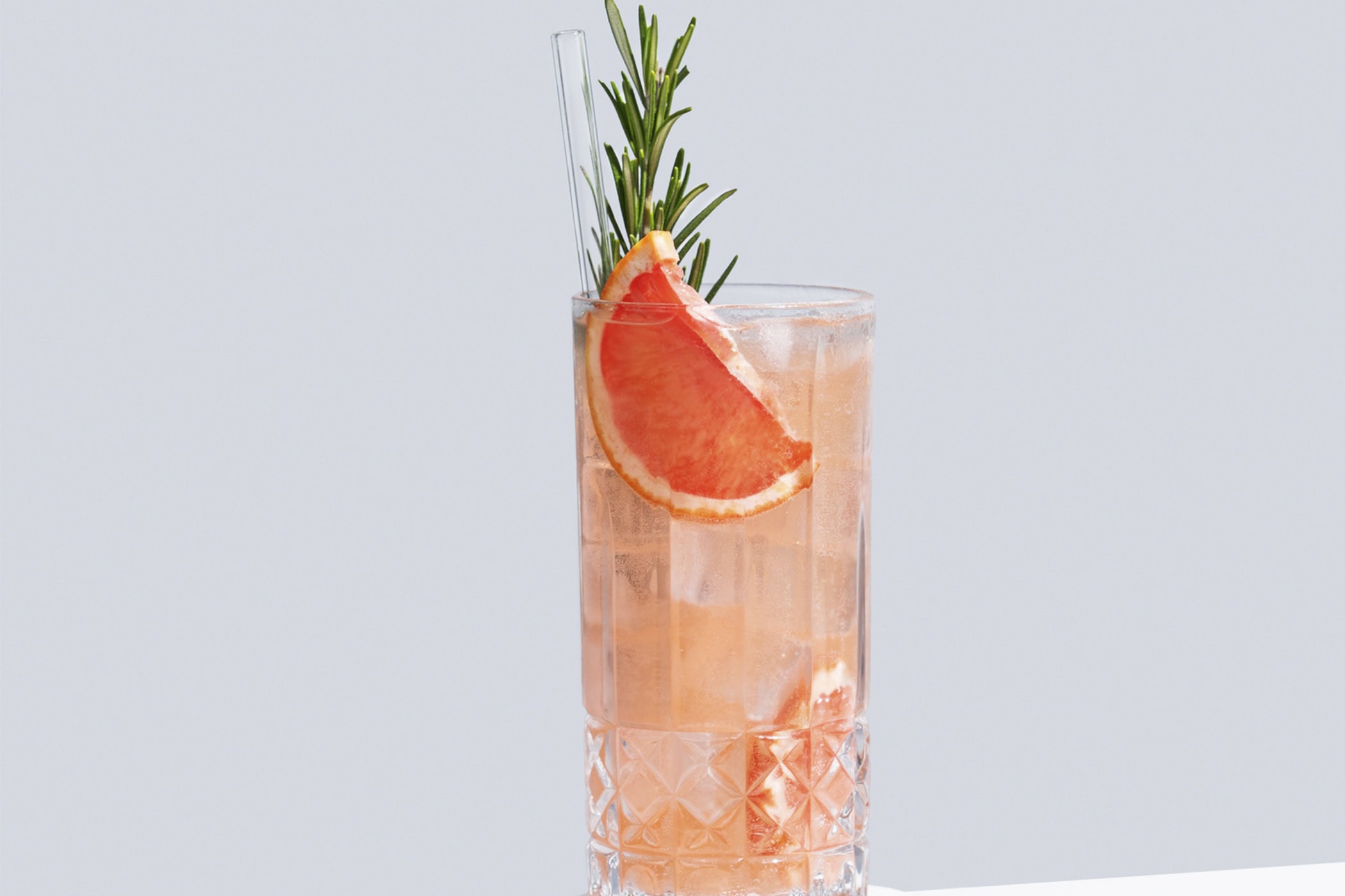 making a grapefruit cocktail with nemiroff vodka