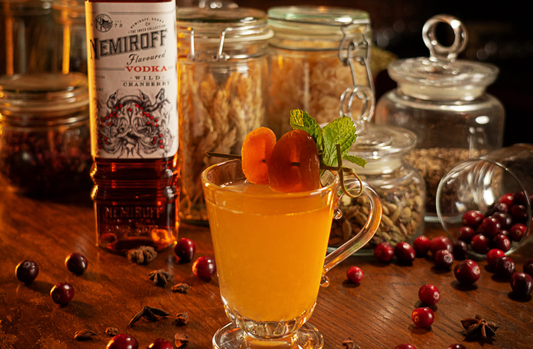 winter cocktails with vodka