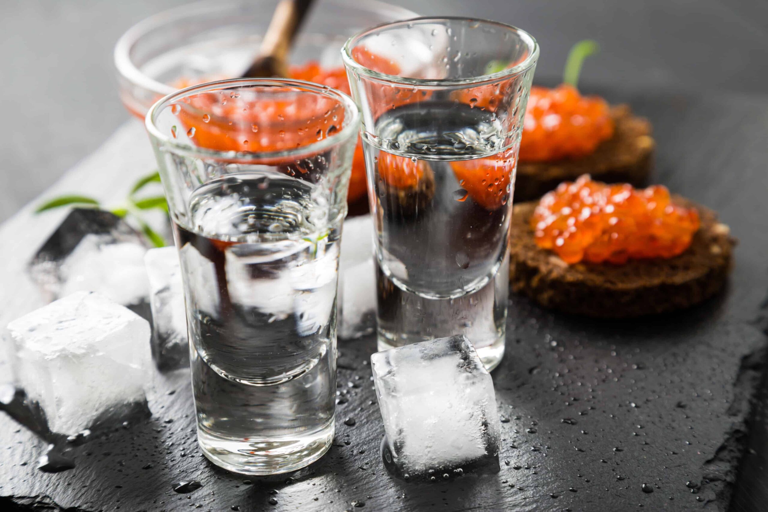 what food goes well with vodka