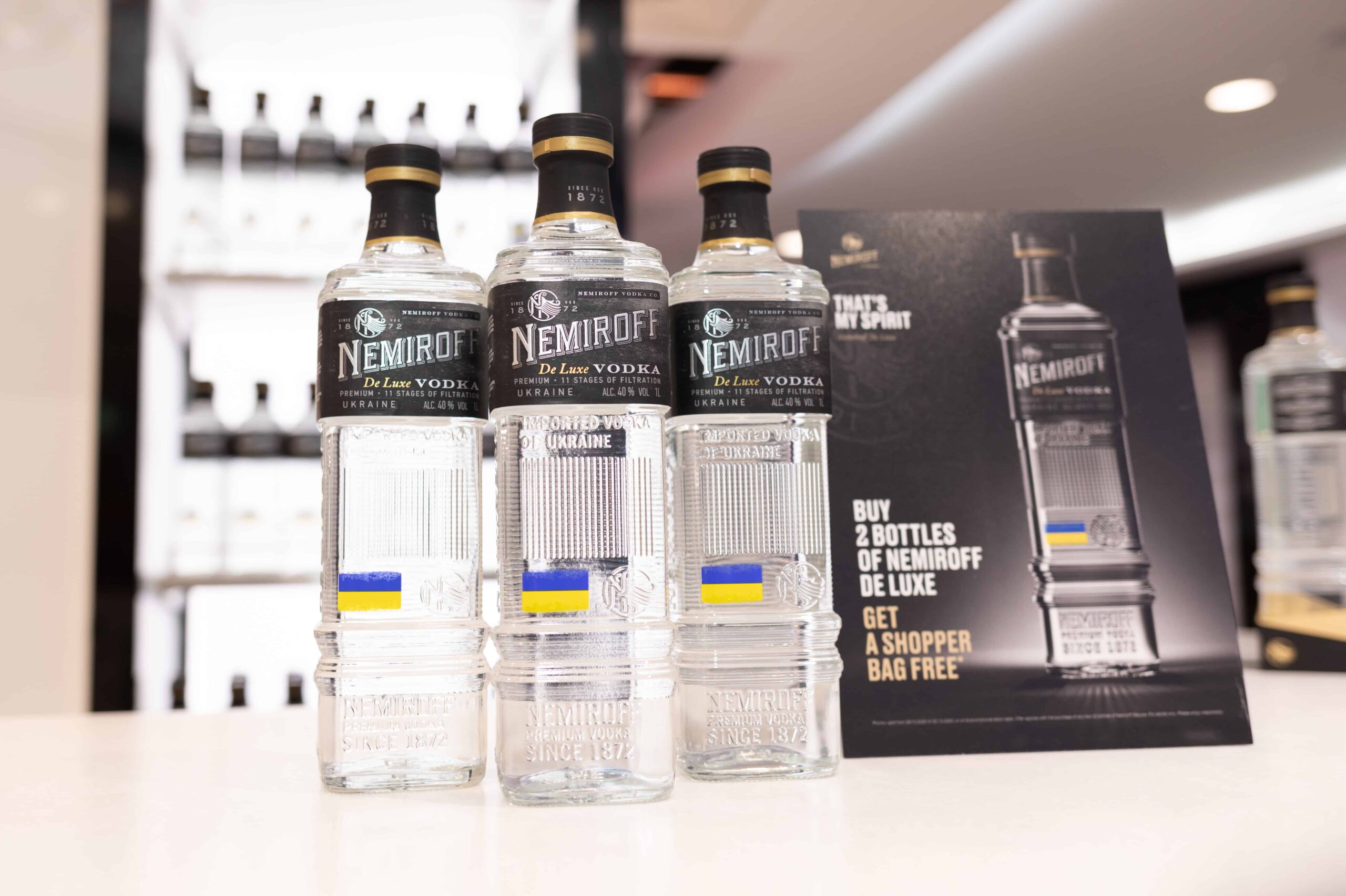 Nemiroff Expands its UK Presence into the travel retail sector in partnership with Avolta