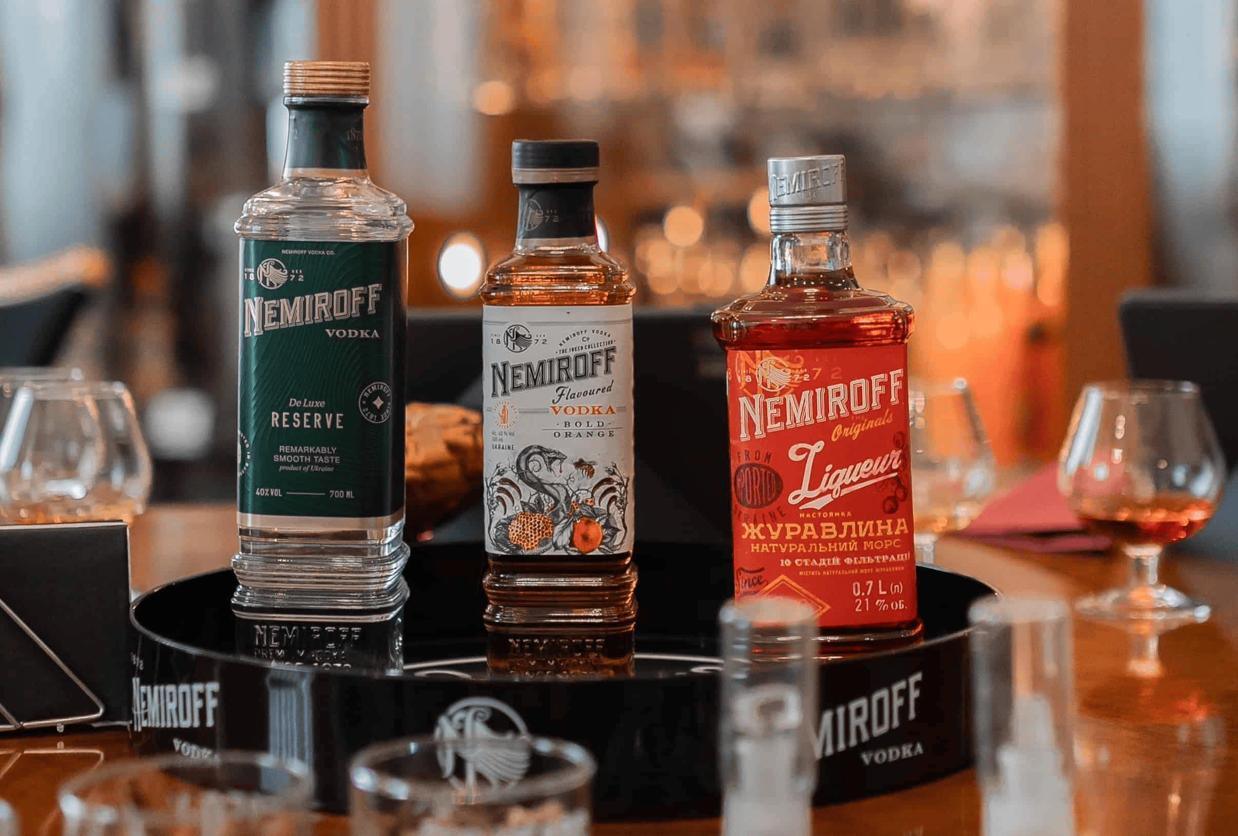 tasting at the nemiroff production facility