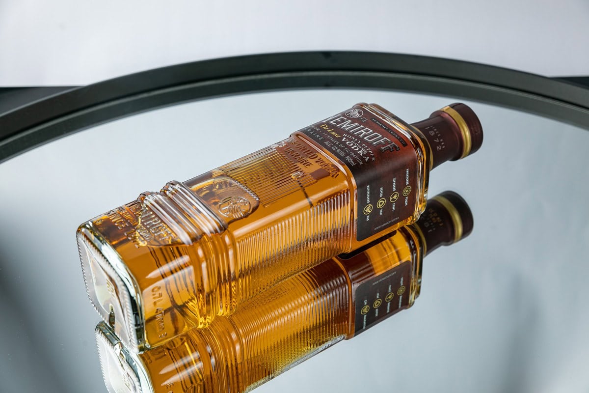 Does the bottle material affect the taste of vodka? bottle material and taste of vodka